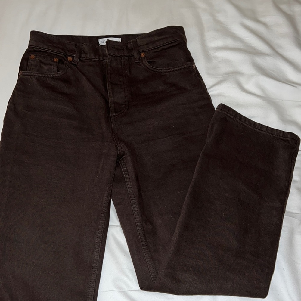 Zara brown jeans/pants